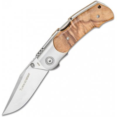 Viper Turn M390 Satin Plain Blade, Full Titanium, Poplar Wood Scales – Hledejceny.cz