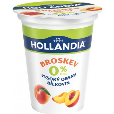 Hollandia Jogurt nízkotučný broskev 150 g – Hledejceny.cz