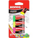 KORES KE30 40 x 21 x 10 mm, barevný mix neon - balení 3 ks – Zbozi.Blesk.cz