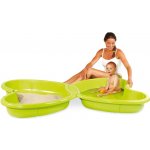 Smoby 3101432 set zelené pískoviště Motýl a hygienický písek do pískoviště 15 kg – Zboží Dáma