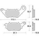 Brzdové destičky Brembo zadní YAMAHA X-MAX 300 rok 19-24 | Zboží Auto