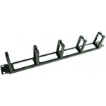 Vyvazovací panel XtendLan CMP1UPLAST-B-P Vyvazovací panel, 1U, výška oka 68mm, plastové úchyty, průchozí, černý CMP1UPLAST-B-P – Sleviste.cz