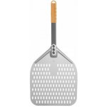 Lopata na pizzu s perforací a krátkou rukojetí, čtvercová, 300x660mm | HENDI, 618097 – Zboží Dáma