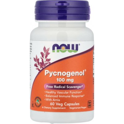 Now Foods Pycnogenol 100 mg 60 kapslí – Hledejceny.cz