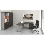 NABYTEK-DESIGNOVY.CZ - ZEP 1.12 07 Sestava kancelářského nábytku Komfort 1.12 kaštan/šedá – Zboží Dáma NABYTEK-DESIGNOVY.CZ - ZEP 1.12 07 Sestava kancelářského nábytku Komfort 1.12 kaštan/šedá – Zboží Dáma