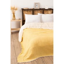 Mijolnir přehoz na postel žlutá 230 x 250 cm