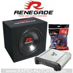 Renegade RXV1000 + ESX Audio SE260 + RX10KIT – Zboží Mobilmania