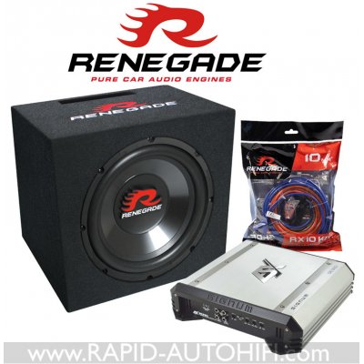 Renegade RXV1000 + ESX Audio SE260 + RX10KIT – Zboží Mobilmania