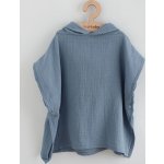 Dětské mušelínové pončo New Baby Feeling modrá – Sleviste.cz