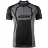 Cyklistický dres KTM Shirt Factory Character S/S Black/Grey Černá pánský