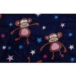 Kaarsgaren Deka Flanell fleece modrá opice – Hledejceny.cz