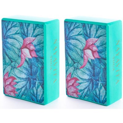 Nayavita Yoga Lotus 23 x 15 x 7.5 cm set 2 pěnové bloky – Zboží Dáma
