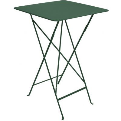 Fermob Bistro 71 x 71 cm kovový skládací bistro stůl Tmavě zelený – Hledejceny.cz