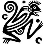 Artemiss Opice ornament plastová šablona 019 A 6,5x9cm – Zboží Dáma