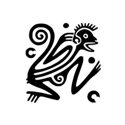 Artemiss Opice ornament plastová šablona 019 A 6,5x9cm – Zboží Dáma