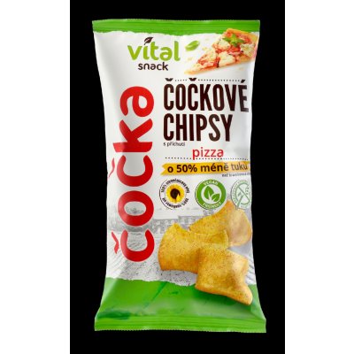 Vital snack Chipsy čočkové pizza 65 g – Zbozi.Blesk.cz