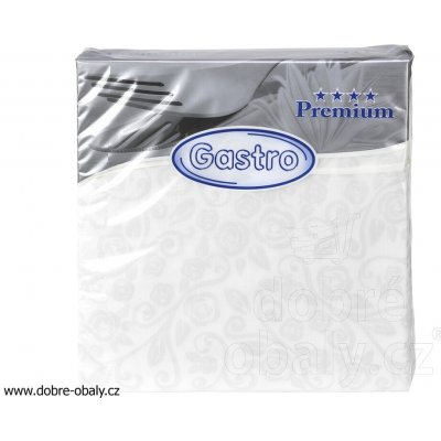 Airlaid ubrousky 89200 Dekor R bílé 50ks 40x40cm – Hledejceny.cz