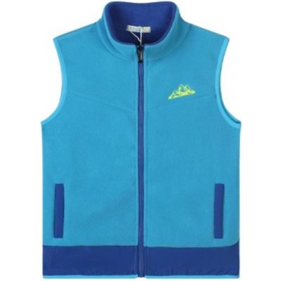 Kugo dětská fleesová vesta modrá FM7894 – Zboží Dáma
