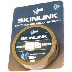 Kevin Nash šňůra SkinLink Semi Stiff 10m 35lbs gravel hnědá