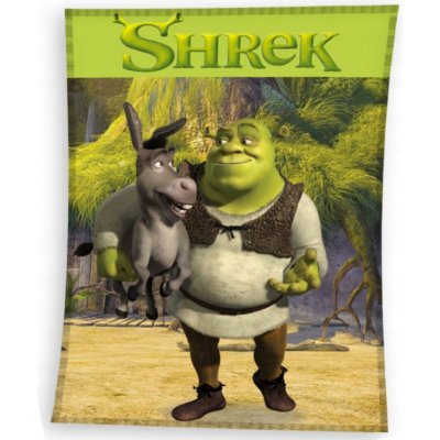 Carbotex Dětská deka Shrek a Oslík – Zboží Dáma