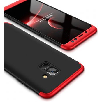 Pouzdro Beweare 360 oboustranné Samsung Galaxy A6 - červenočerné