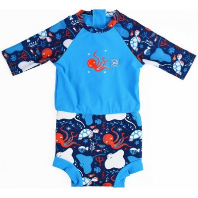 Splash About Plavky Happy Nappy kostýmek 3/4 rukáv Vodní svět – Zboží Dáma