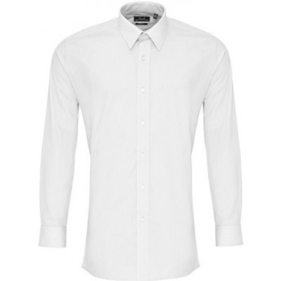 Premier Workwear pánská košile s dlouhým rukávem PR204 white