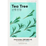 Missha Airy Fit Sheet Mask Tea Tree plátýnková maska s výtažkem z tea tree 19 g – Zboží Dáma