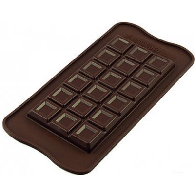 Silikonová forma na čokoládu – zdobená čoko tabulka - Silikomart – Zboží Mobilmania