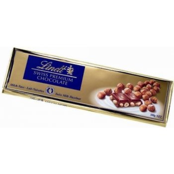 Lindt mléčná s lískovými oříšky 300 g