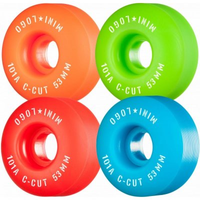 Mini Logo Wheels A-Cut 53 mm 101a RGBO – Zboží Dáma