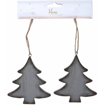 H&L Závěsná vánoční dekorace strom, set 2ks, 10cm – Hledejceny.cz
