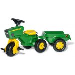 Rolly Toys John Deere Šlapací traktor tříkolový s přívěsem – Sleviste.cz