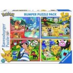 Ravensburger Pokémoni z Alola 4 x 100 dílků – Zboží Mobilmania