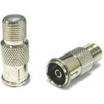 PremiumCord Adaptér, redukce F zásuvka / IEC zásuvka – Sleviste.cz
