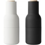 Audo CPH Grinder II Set dvou bílo černých silikonových mlýnků na sůl a pepř 20,5 cm – Zboží Dáma