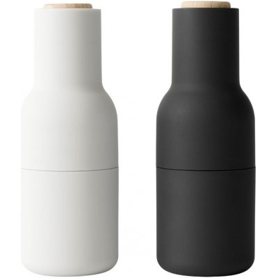 Audo CPH Grinder II Set dvou bílo černých silikonových mlýnků na sůl a pepř 20,5 cm – Zboží Dáma