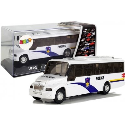 Mamido Policejní autobus bílý se zvukem – Zboží Mobilmania