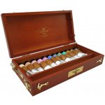 Charvin olejové barvy Extra Fine 12 x 20 ml dřevěný kufřík – Zboží Dáma