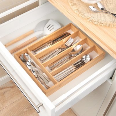 Die moderne Hausfrau Bambusový organizér do šuplíku – Zboží Dáma Die moderne Hausfrau Bambusový organizér do šuplíku – Zboží Dáma