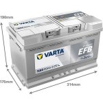 Varta Blue Dynamic EFB 12V 80Ah 800A 580 500 080 – Zbozi.Blesk.cz