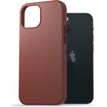 Pouzdro AlzaGuard Genuine Leather Case iPhone 13 Mini hnědé