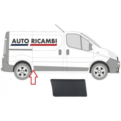 Ochranná lišta Renault Trafic od 2001 pravá, před zadním kolem 7685000QAE