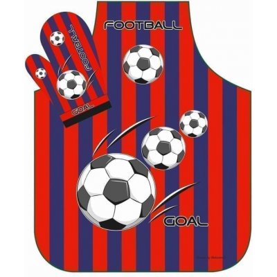 Forbyt dětská zástěra fotbal červený – Zboží Dáma