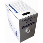 Datacom 12101 FTP Cat5e lanko, FTP, Cat5e, LSOH, lanko, box, 305m, šedý – Zboží Živě