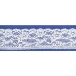 Elastická krajka - bílá - šířka 3 cm – Zboží Mobilmania