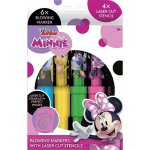 JIRI MODELS Fixy foukací 6ks Disney Minnie Mouse set se 4 šablonami – Zboží Mobilmania