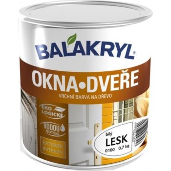 Balakryl Okna a dveře 0,7 kg bílá