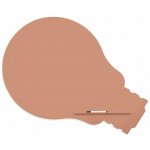 ROCADA Skin Shape Idea 6460-3012 tvar žárovky, 115 x 75 cm červenobéžová RAL 3012 – Zboží Živě