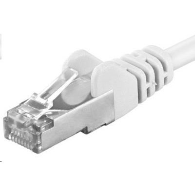 Premiumcord sp6asftp010W Patch, CAT6a S-FTP, RJ45-RJ45, AWG 26/7, 1m, bílý – Zboží Mobilmania